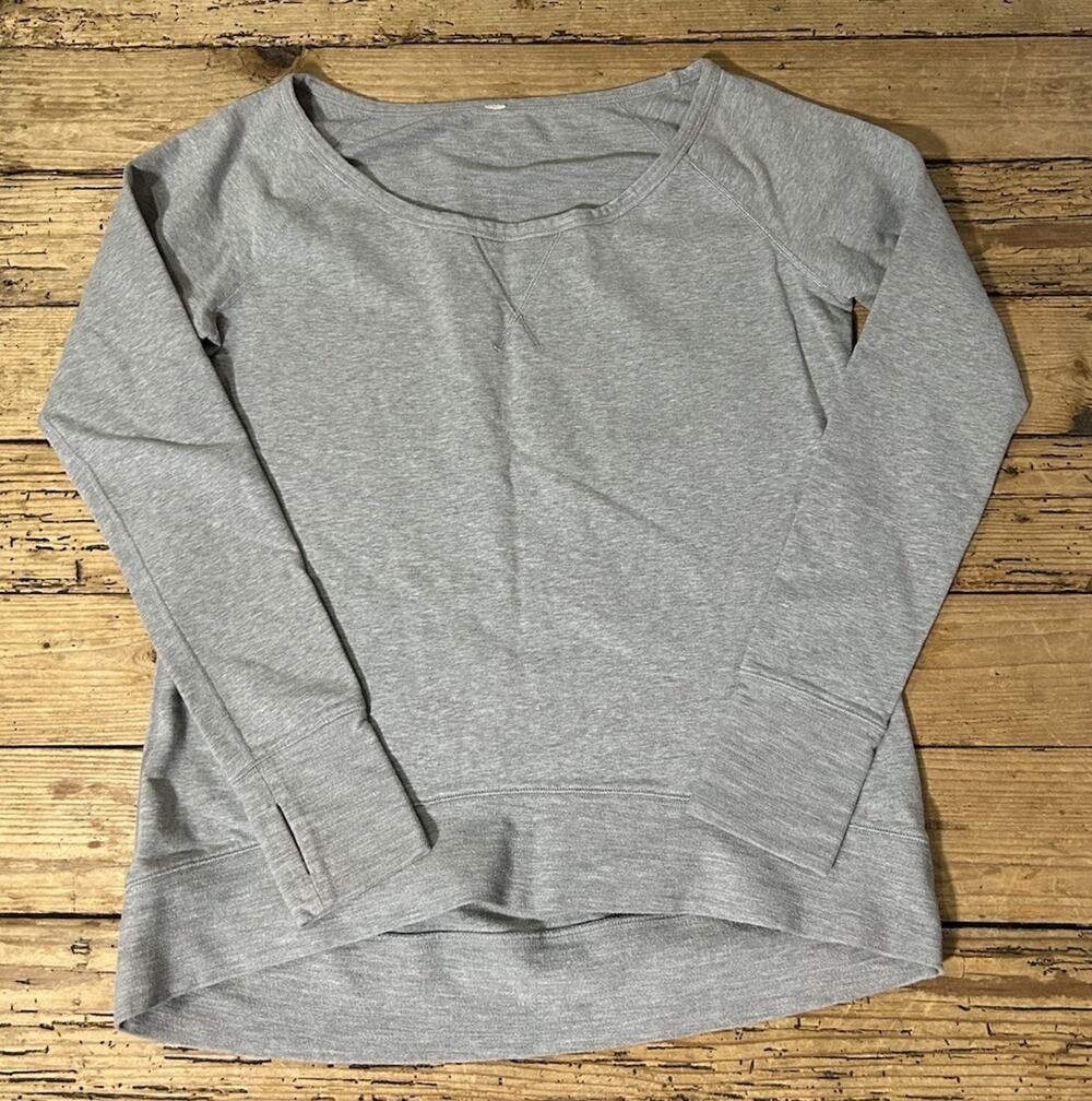 Lululemon Women’s Size 10 Gray Pullover Sweater - NWOT
